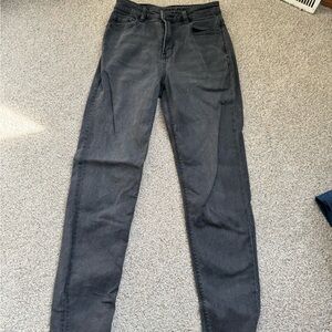 American Eagle Outfitters Black Straight Leg Jeans